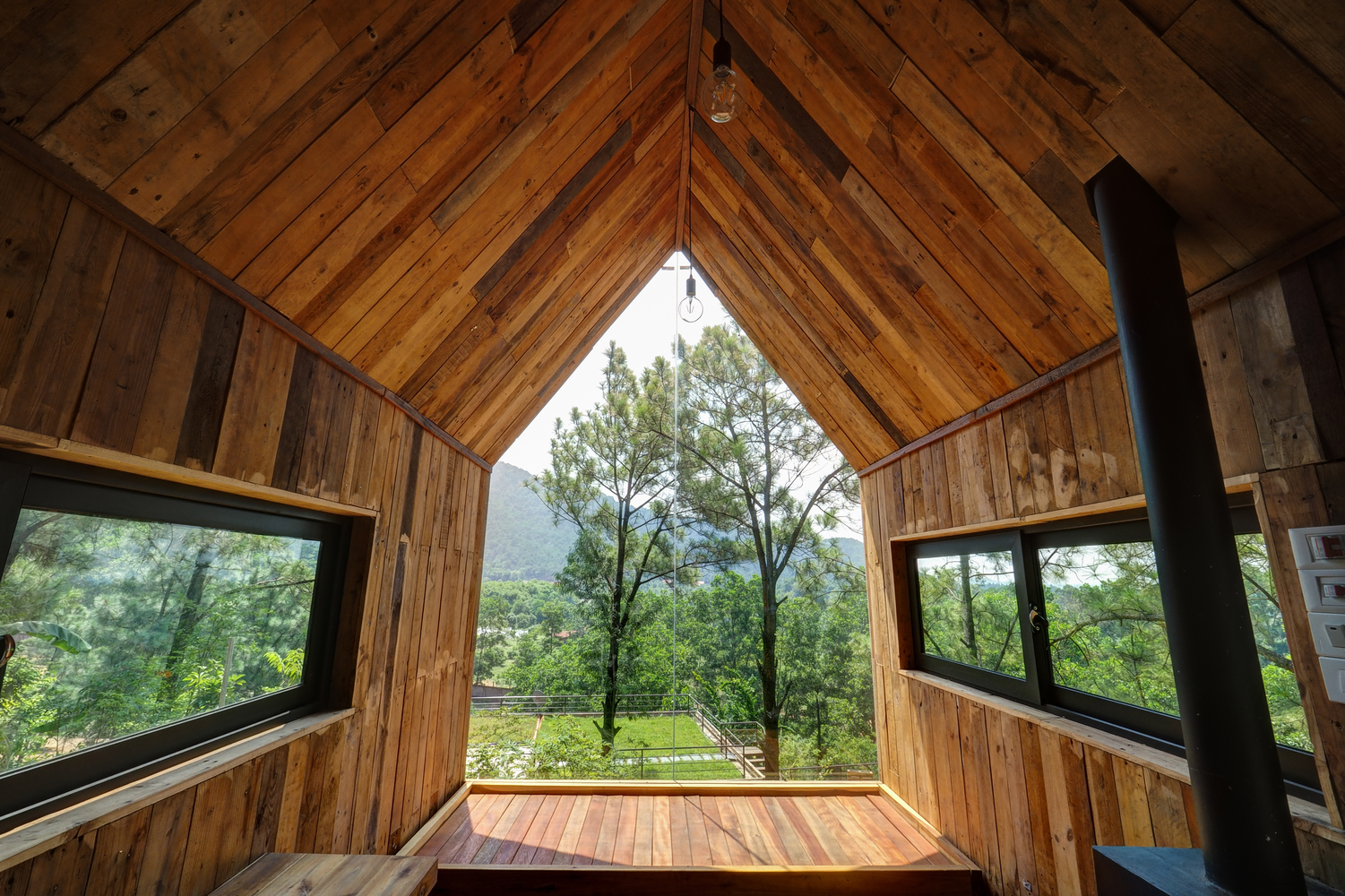 越南北部山区的低成本临时森林屋-24