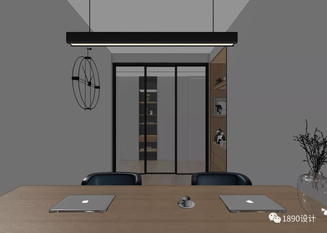 万科森林公园 242㎡通厅设计，折纸概念让空间更立体-48