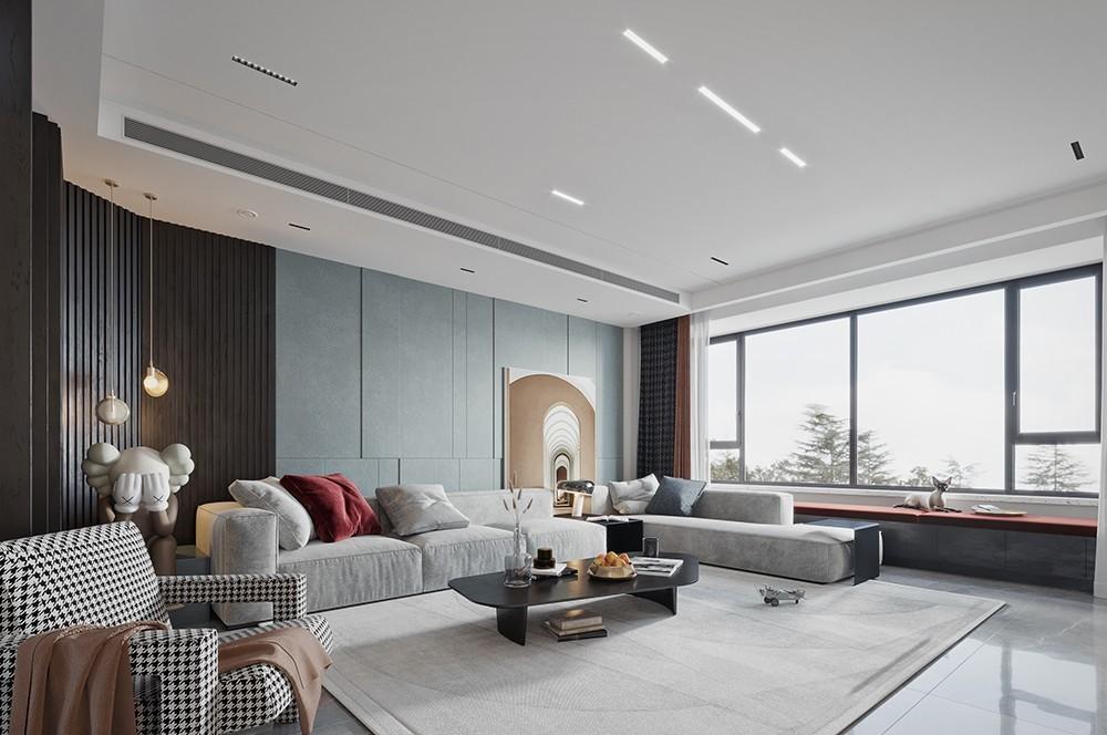 
东营东城顶楼复式-年轻人的现代 -0