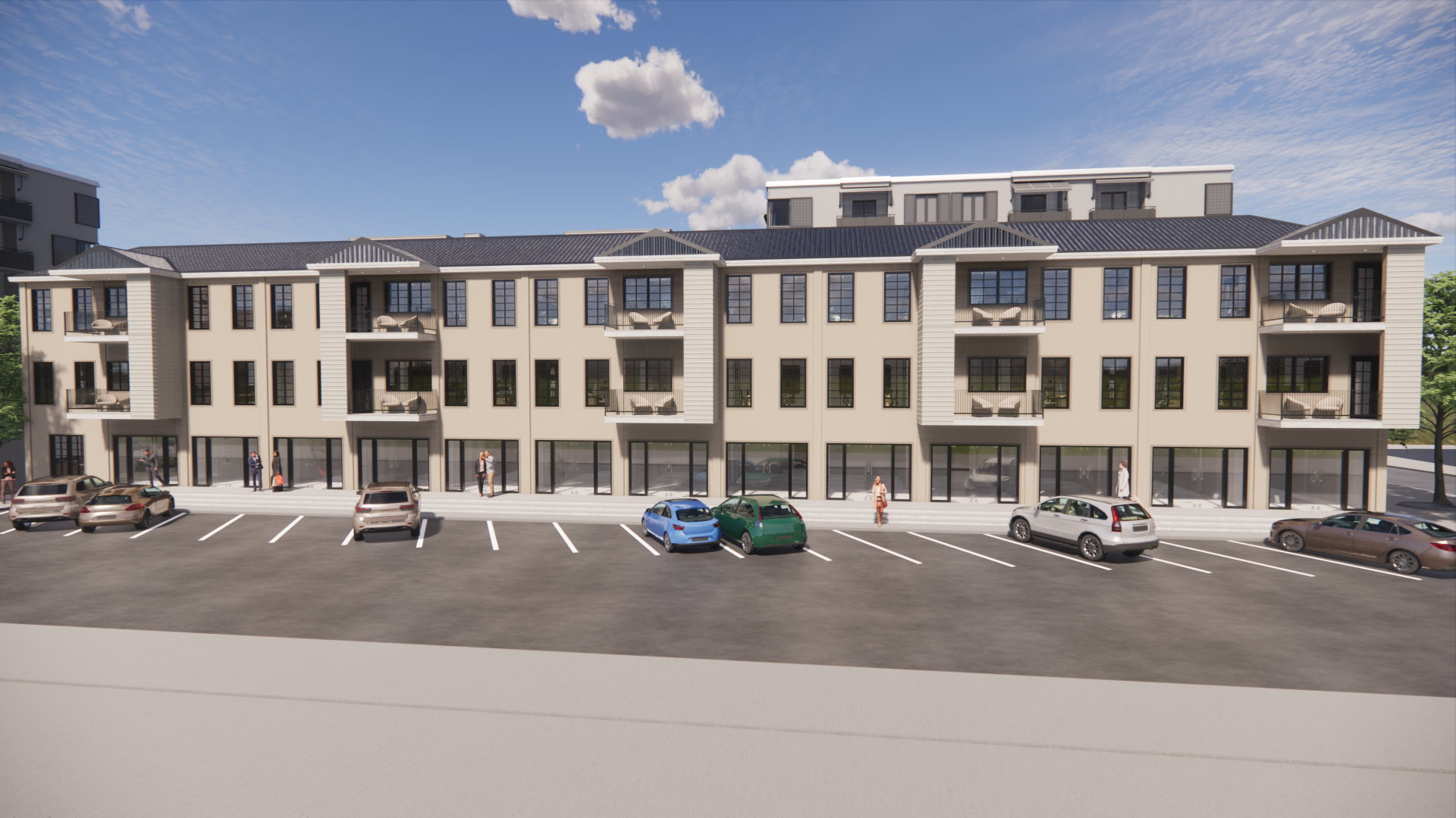 Residential/Commercial Building - 3D Modeling Project-1