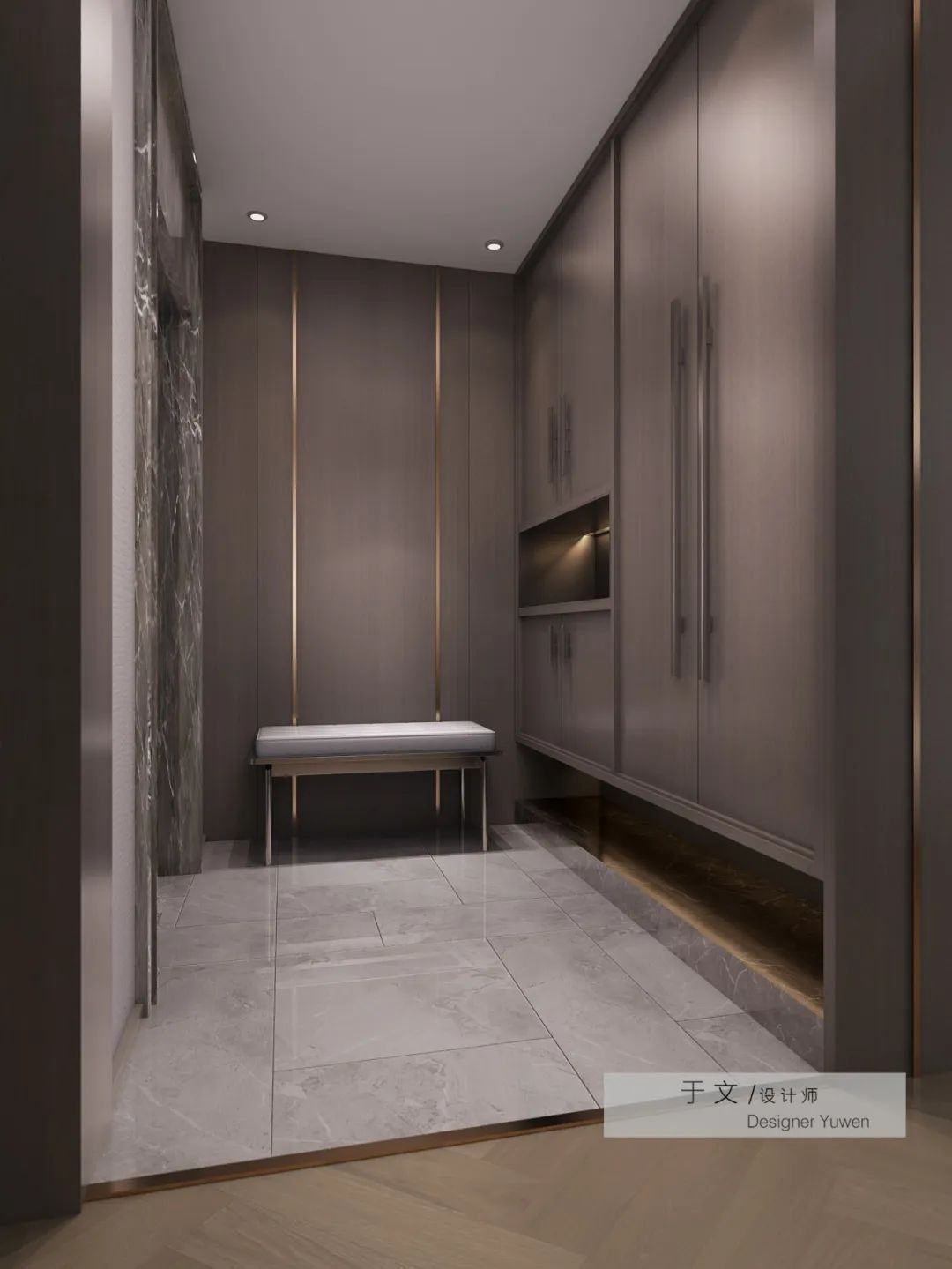 中海盛京府 | 现代轻奢灰度住宅的温情设计-29