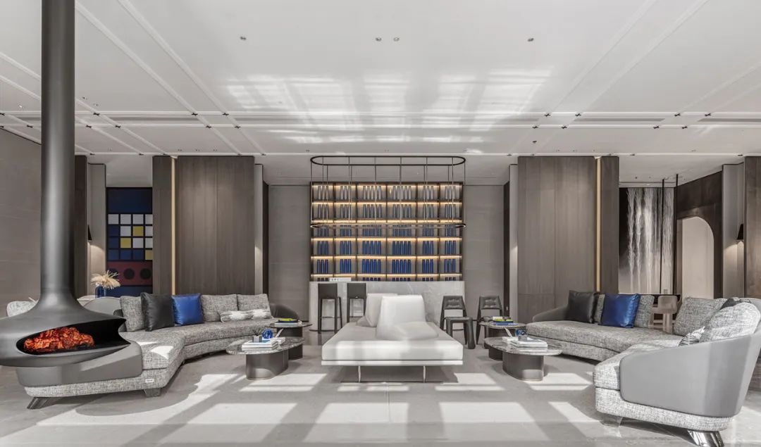 大朴设计 | 大连大华·公园世家售楼处,现代东方艺术美学空间-31