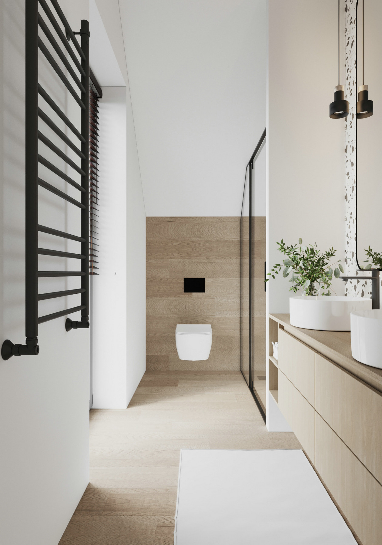 乌克兰 255㎡浅色系住宅设计-24