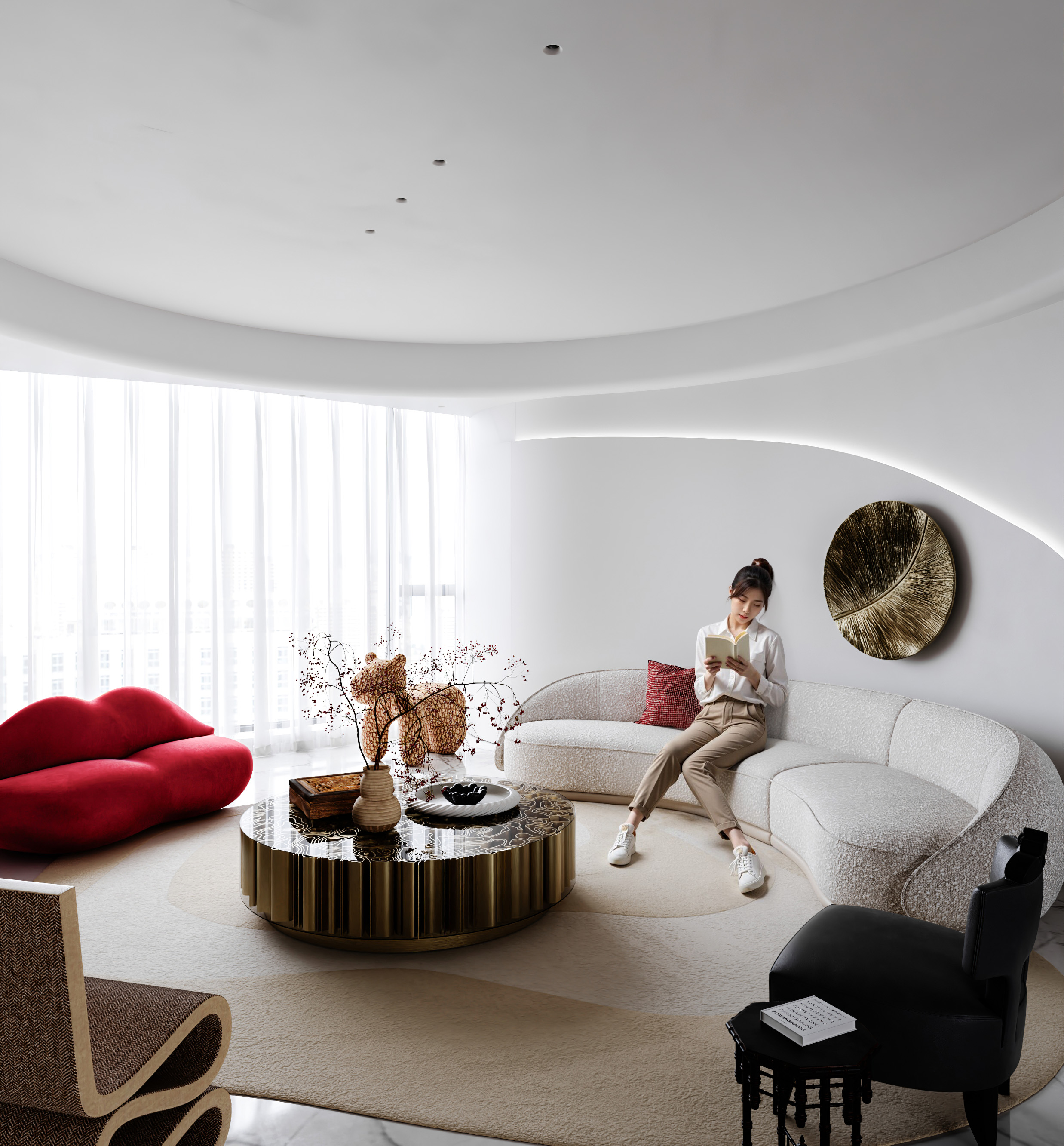 异形现代极简家装-9