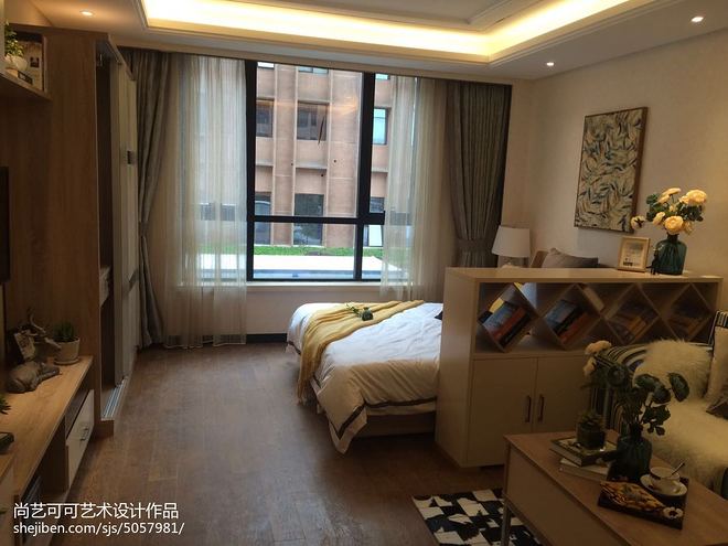 金霖酒店公寓楼5万元一居55平米装修项目-12