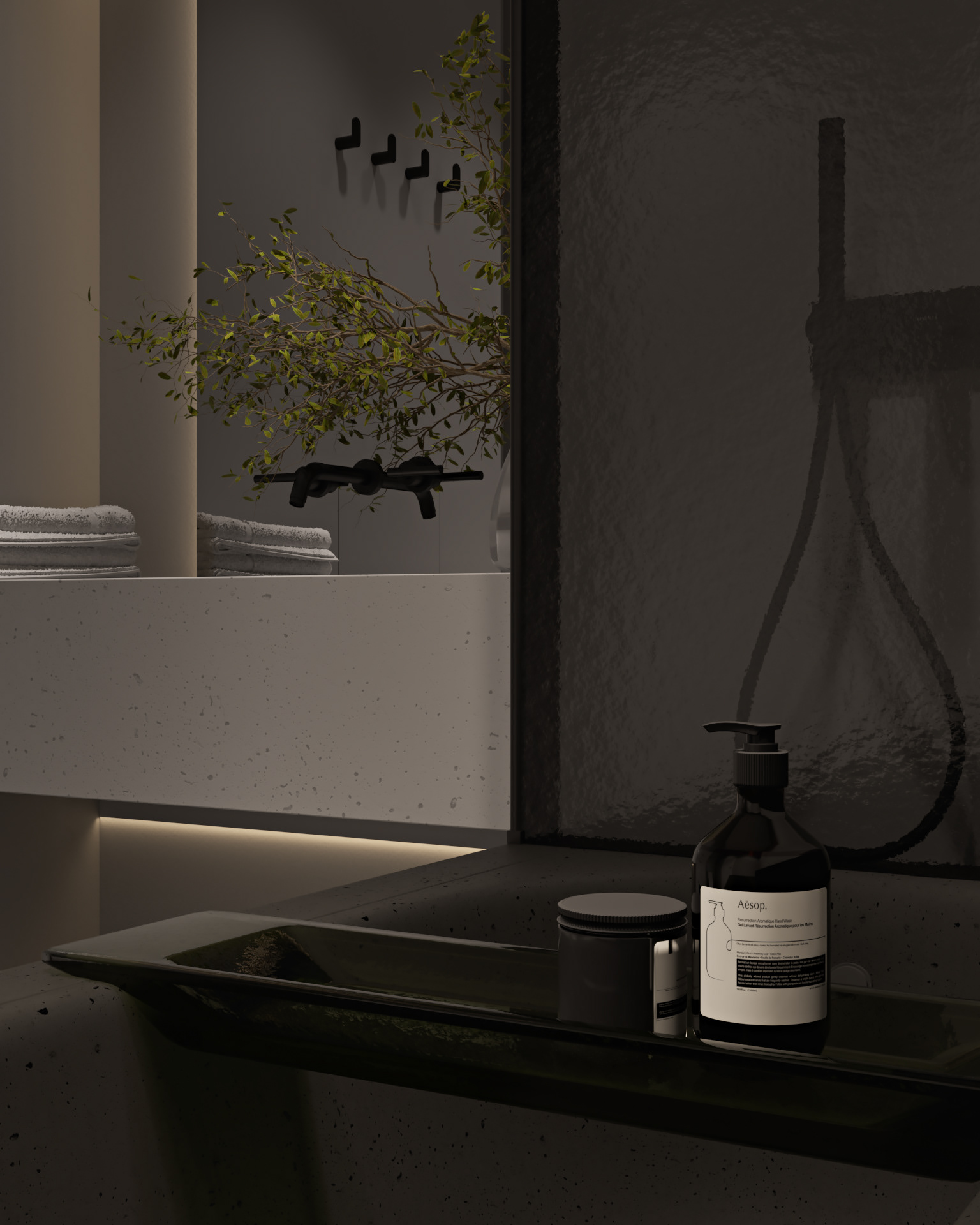 bathroom 设计丨United Arab EmiratesDubai丨CGI-10