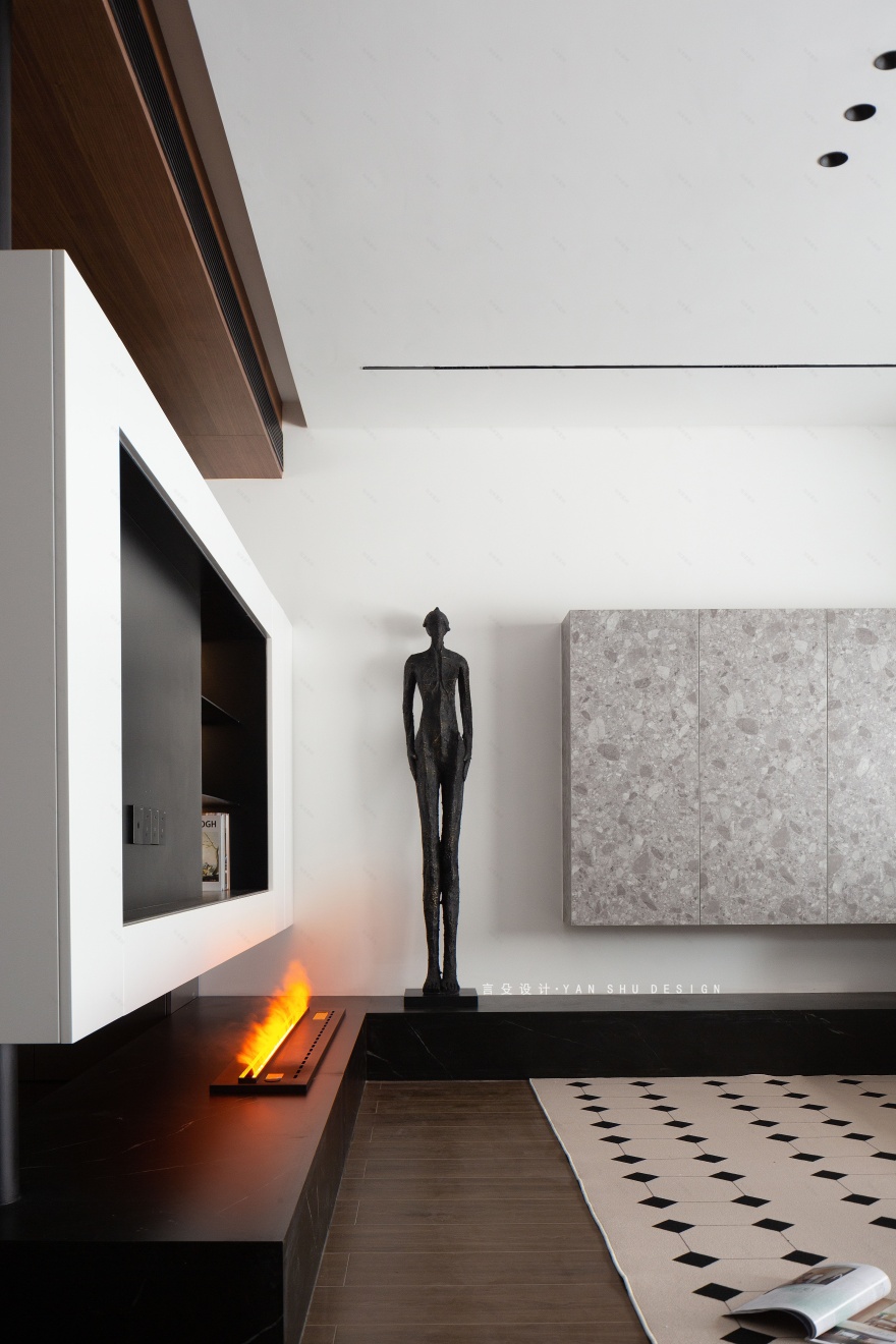 秩序 · 现代台式大平层设计丨中国合肥丨言殳设计-17