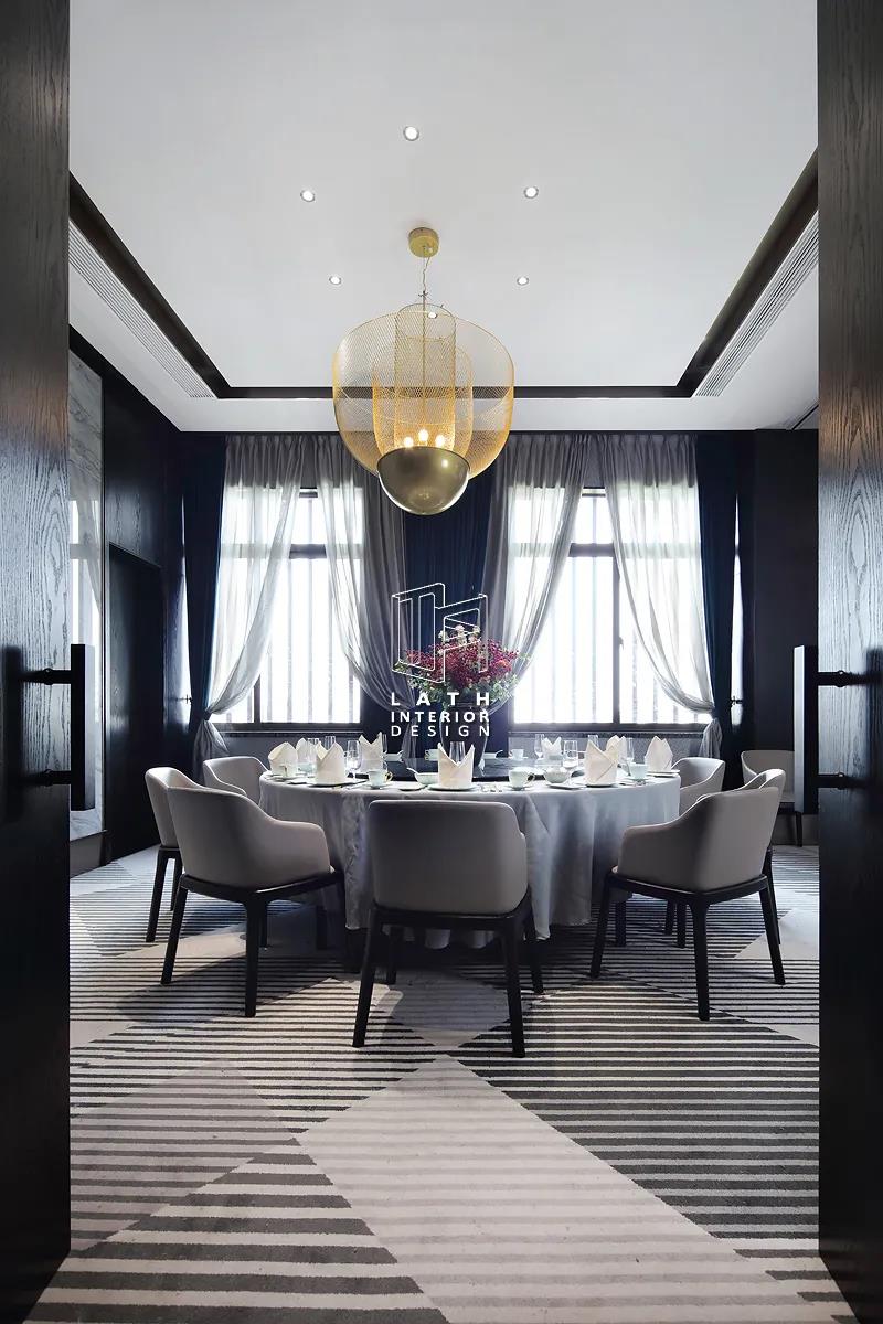 现代 Art Deco 风格餐厅设计-38