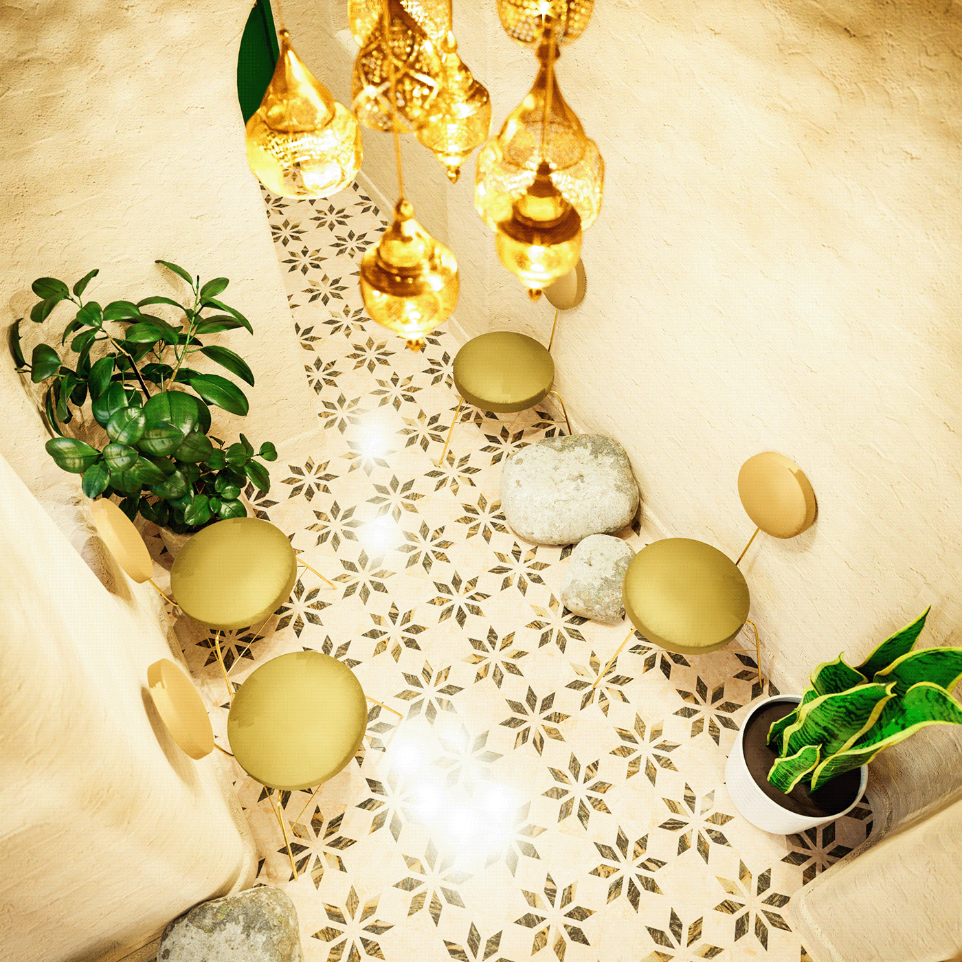 Eastern Style Small Reception Design-7