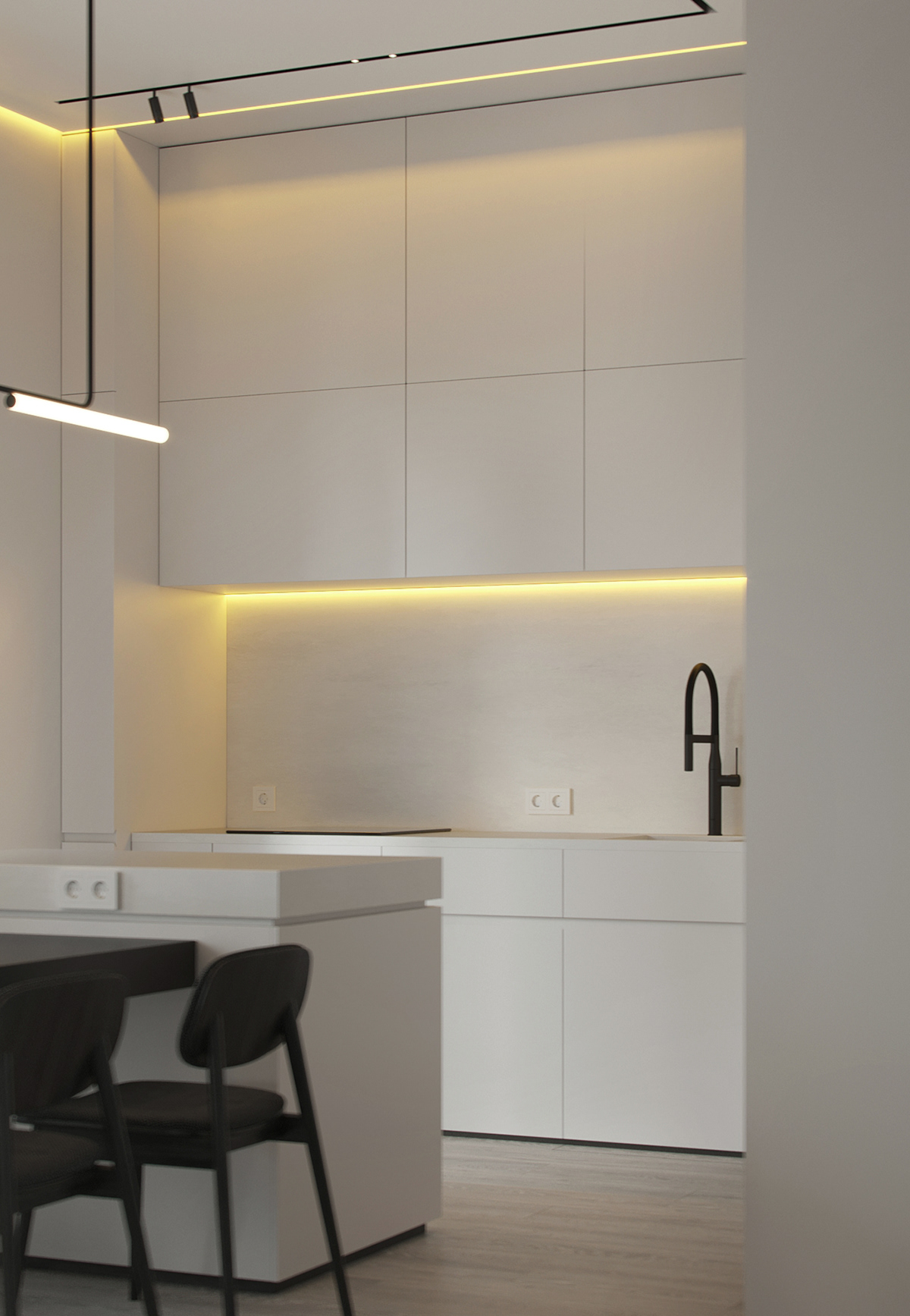 81平 现代简约小空间设计-12