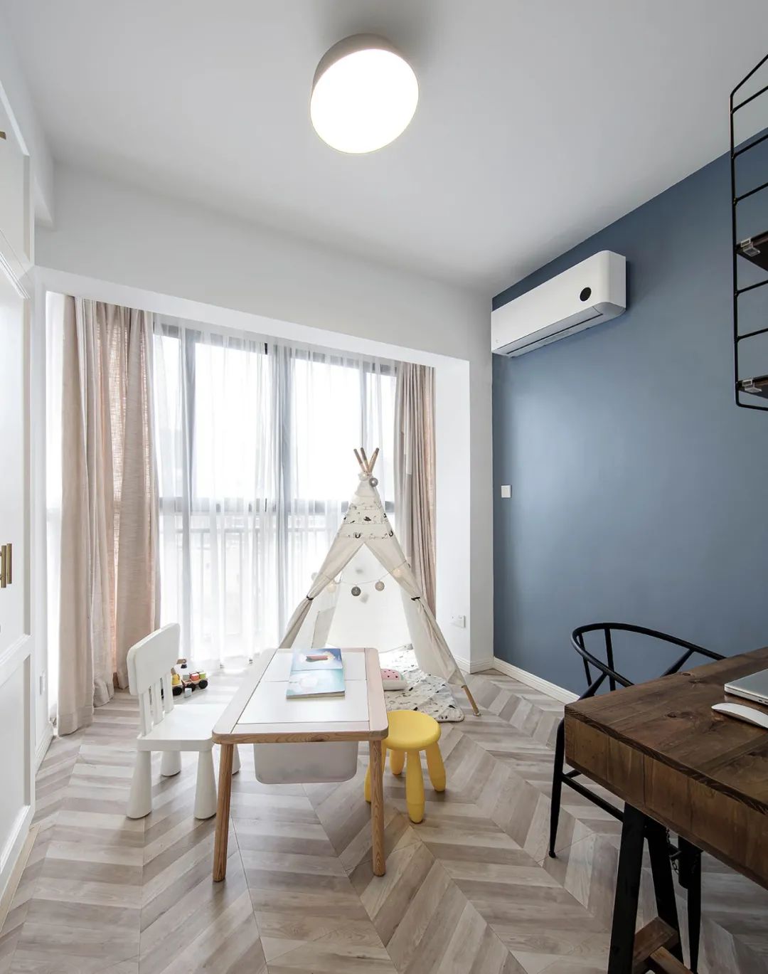 武汉 119㎡LDK 之家,通透收纳空间,互动满分的家居设计-58