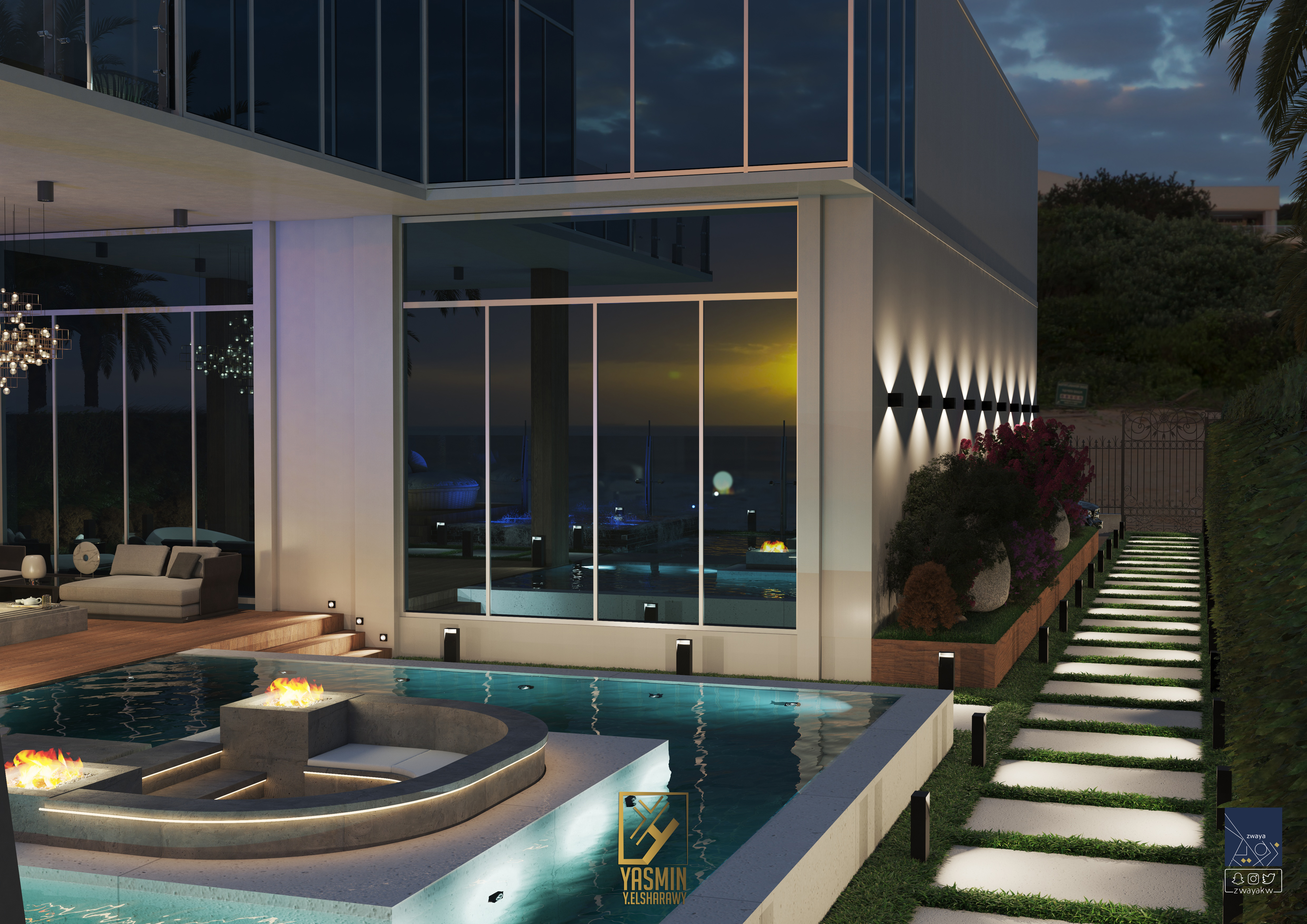 景观设计 别墅设计-12