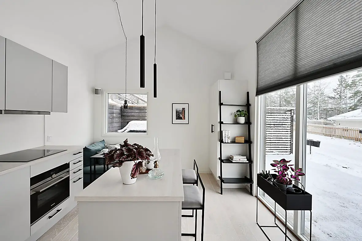 瑞典 28m2 木质迷你屋的极简设计魅力-4