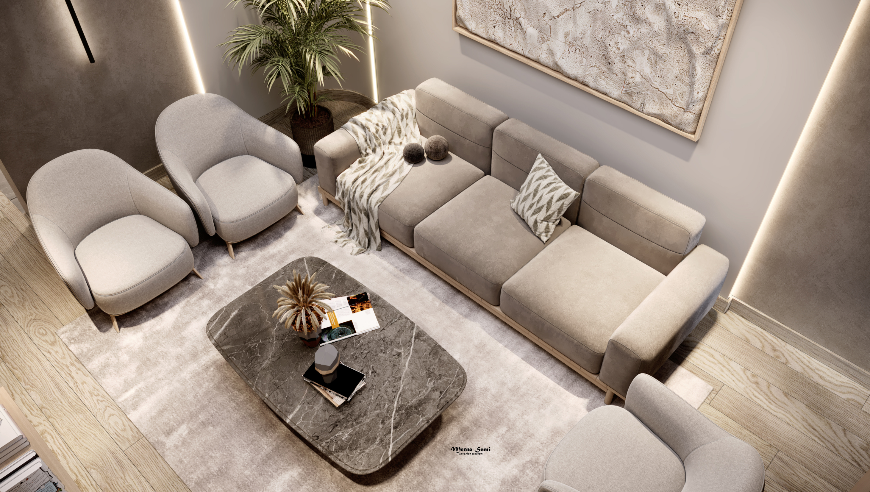 暗色调现代简约公寓丨M A S T E R-36