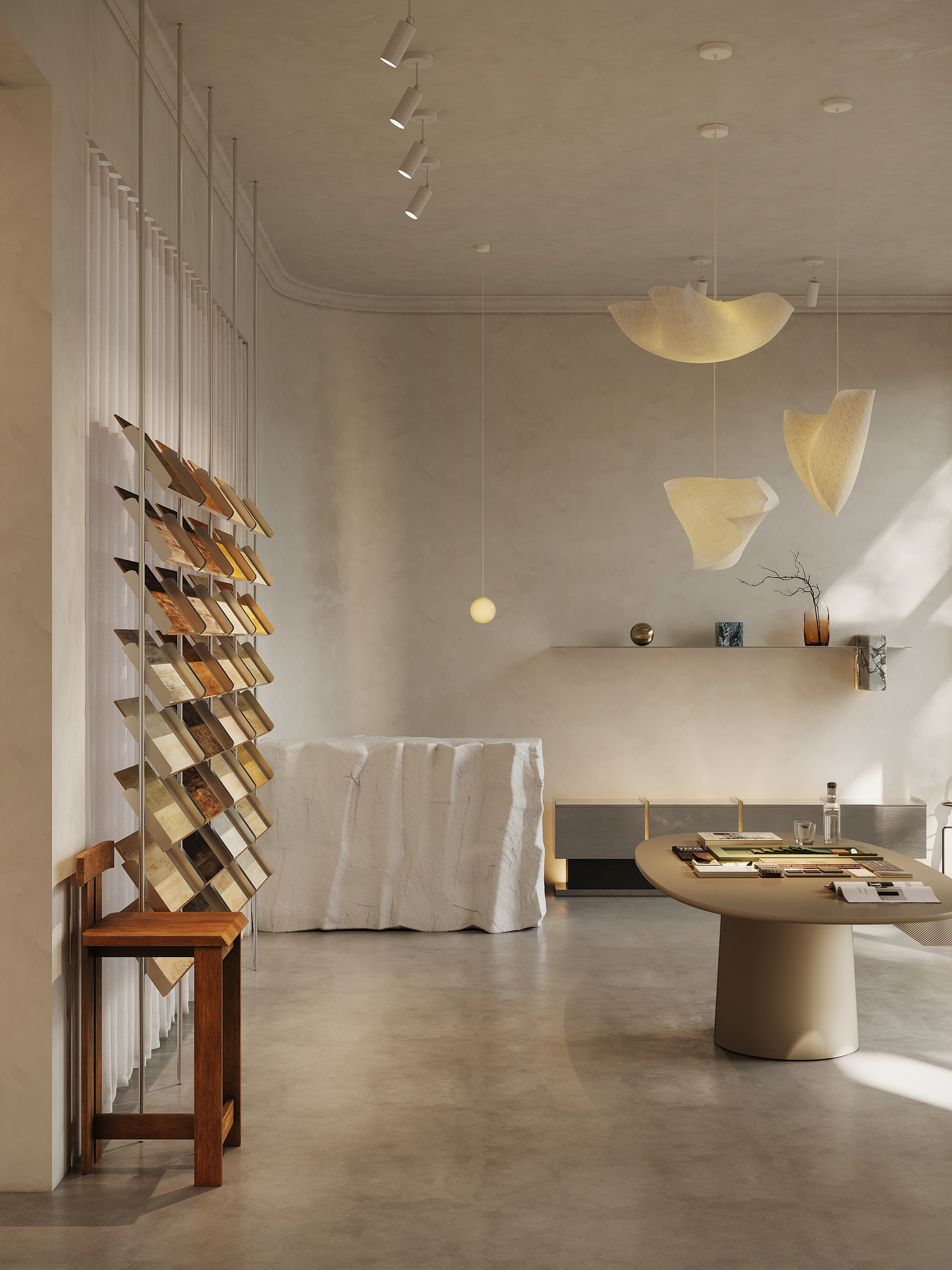 天然饰面材料展厅丨德国柏林丨Mosolova Valeria-8