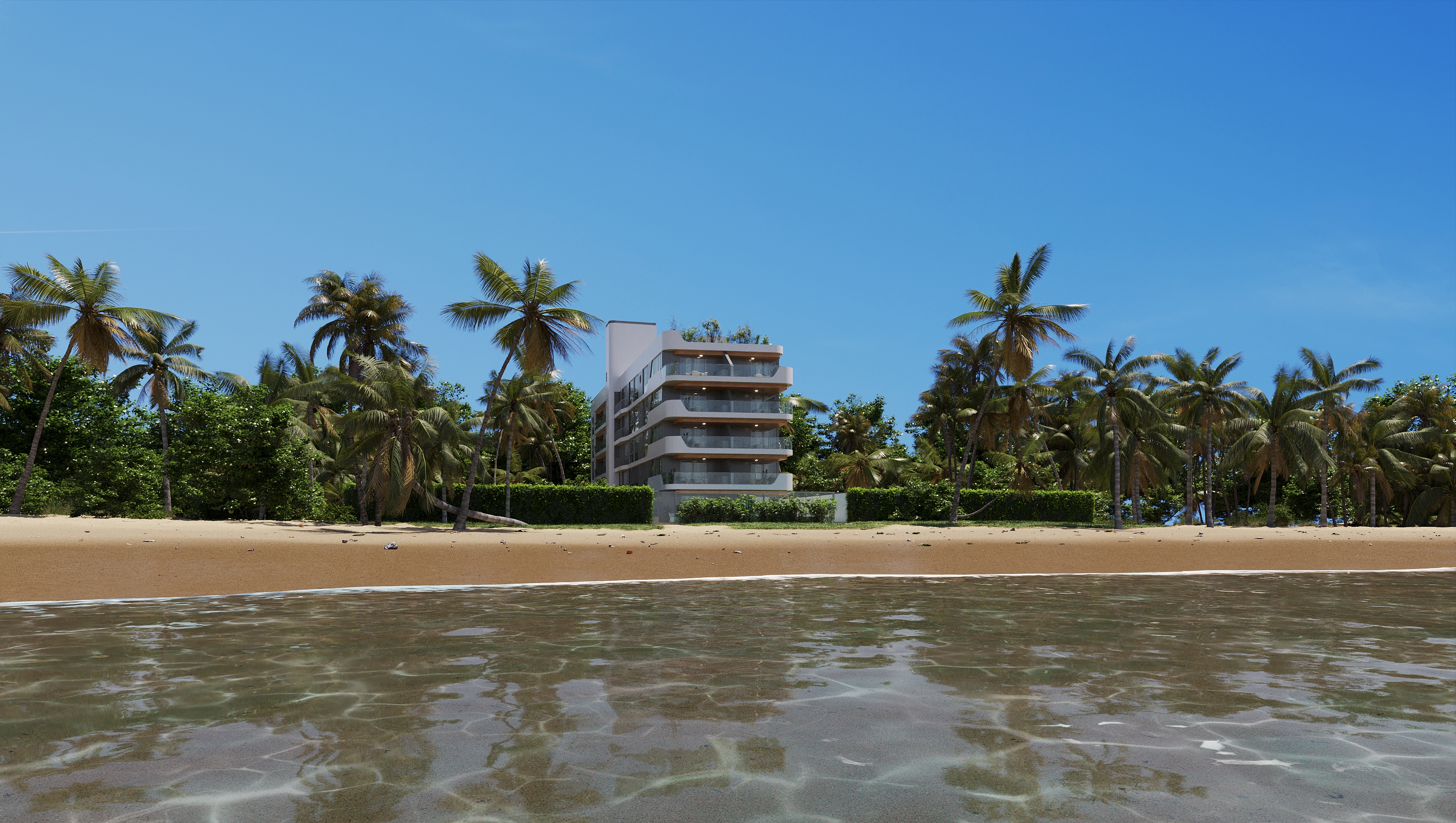 建筑海滩效果图-14