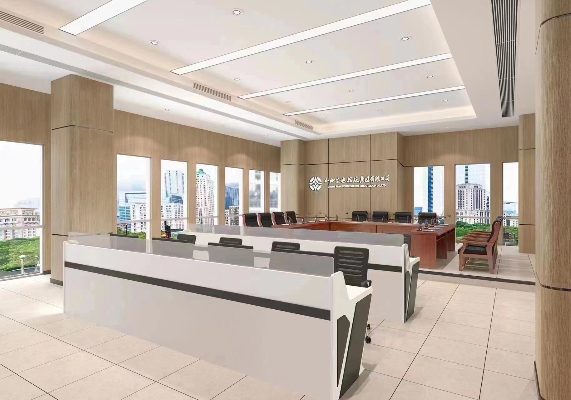 山西交控应急指挥调度中心工装设计方案丨中国山西-2