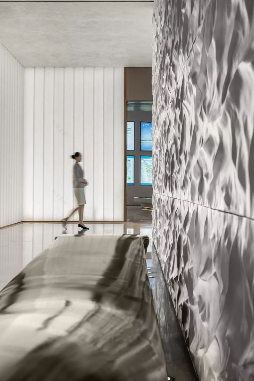 郑州金融岛的城市展厅设计 几何空间设计-17