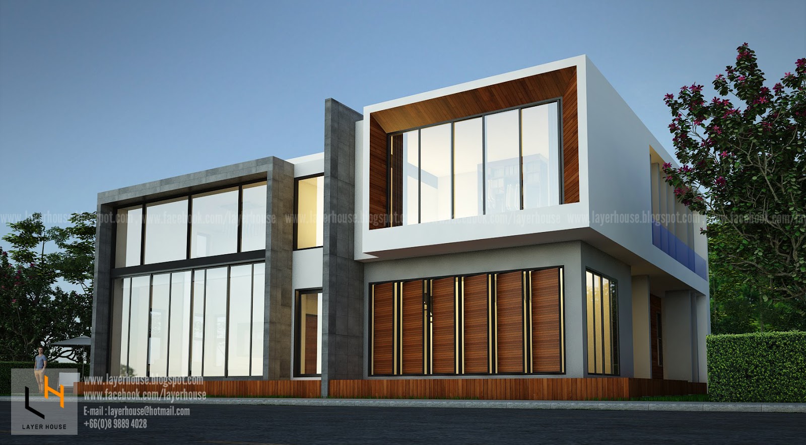 17·13m带4卧室的房屋设计方案丨Layer House（泰国）-45