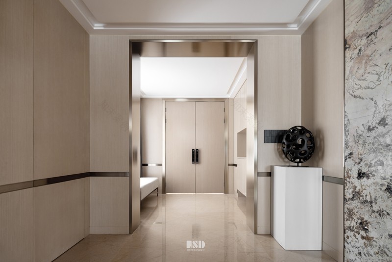 简约轻奢墅丨中国中山丨桥石设计-6