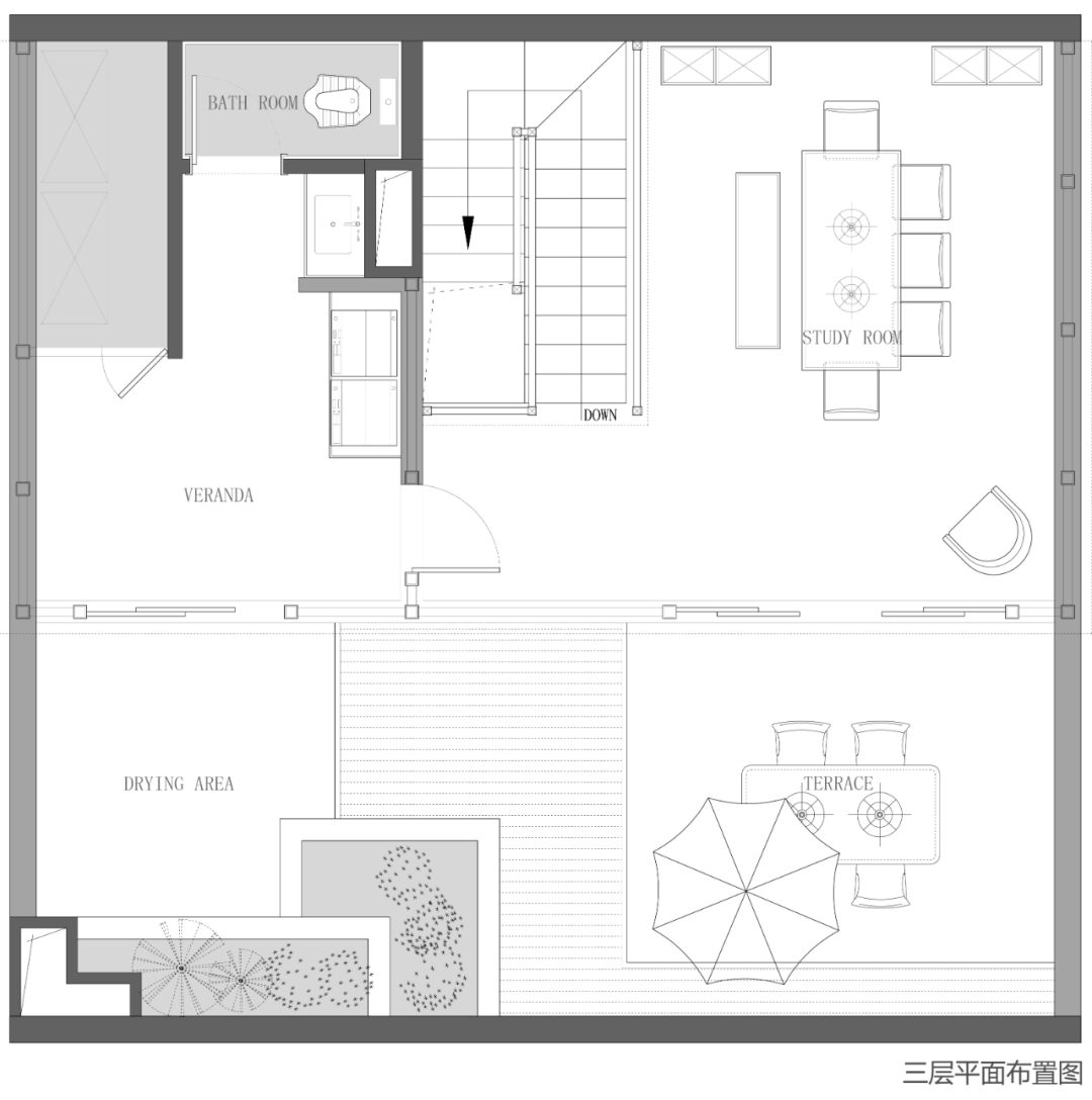 龙湖天宸原著三层叠墅丨方平米设计-114