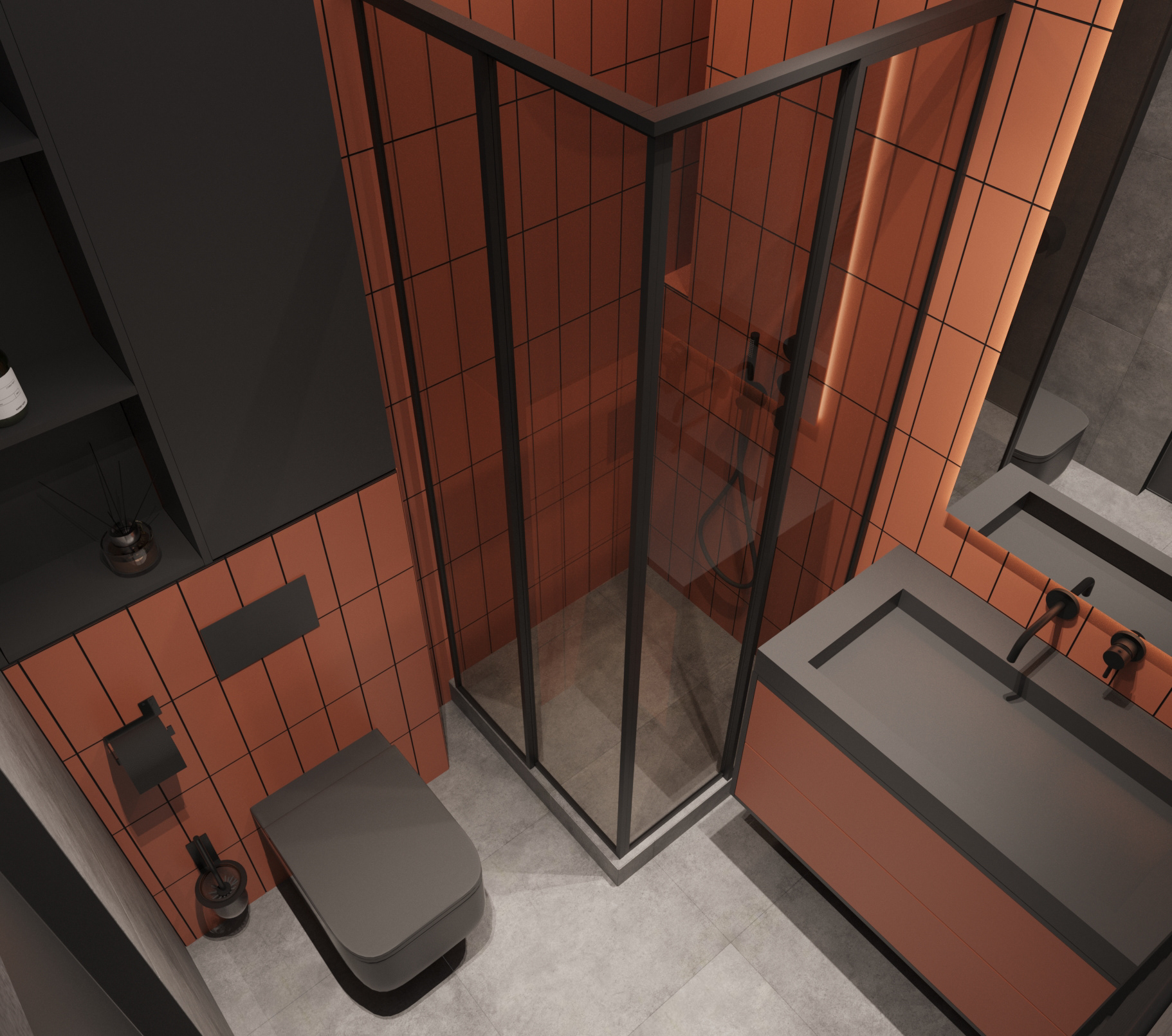 160平复式户型 色彩丰富！-9