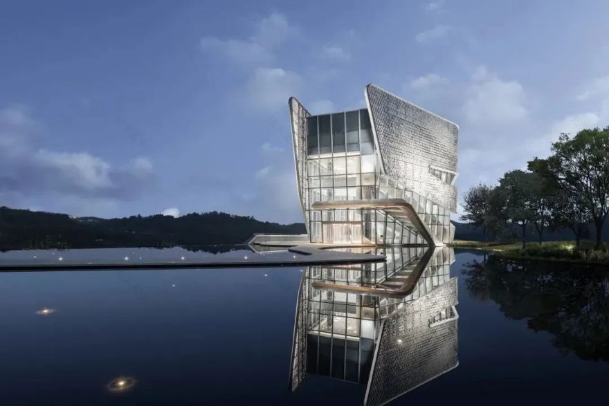 超网红的鳞片铝单板装置,该怎么设计?-8