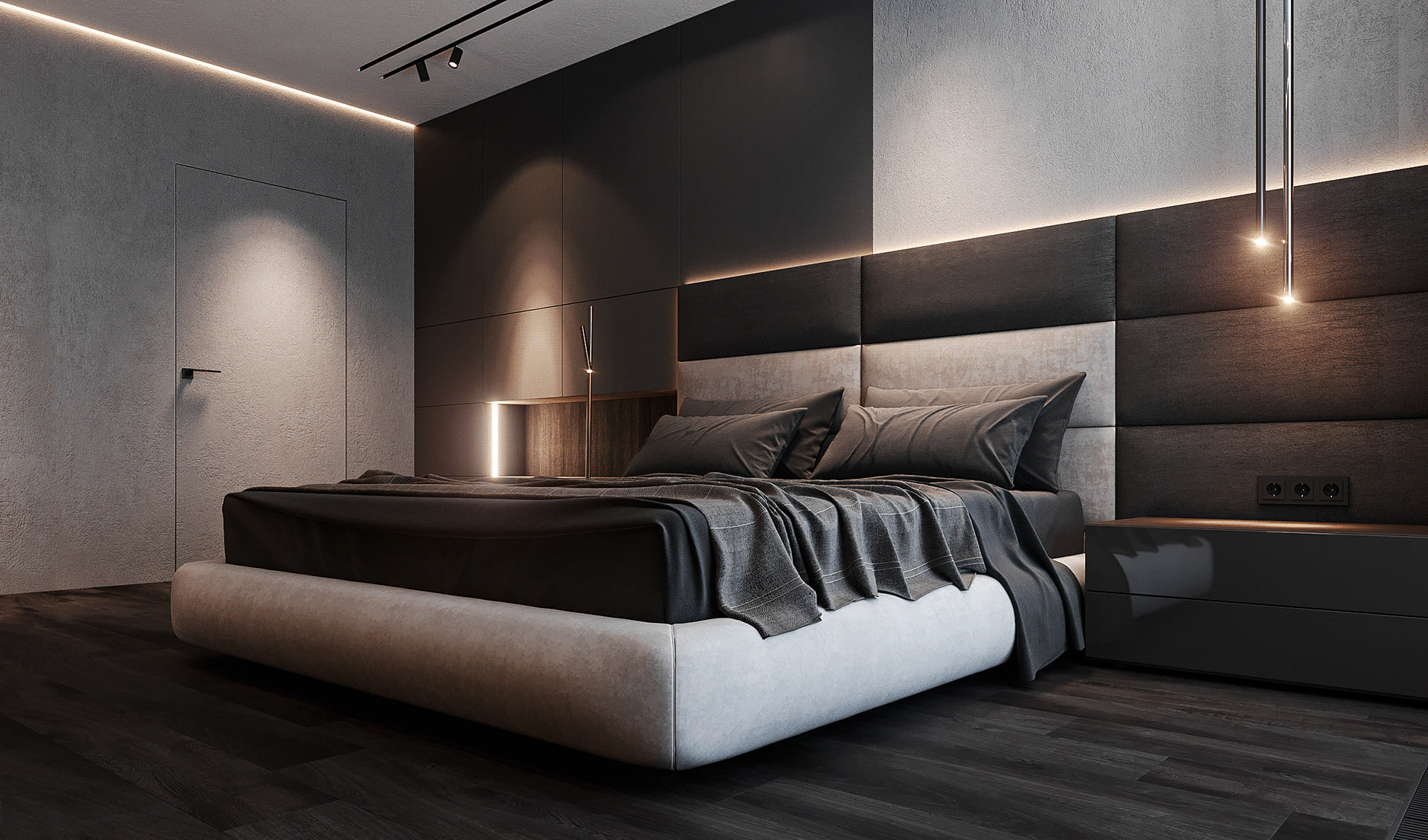 120平，现代简约 乌克兰公寓设计-16