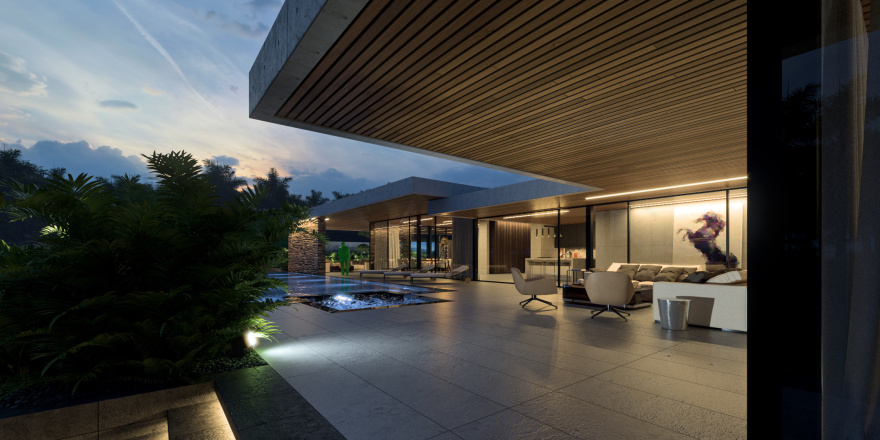 单故事现代住宅设计丨泰国-28