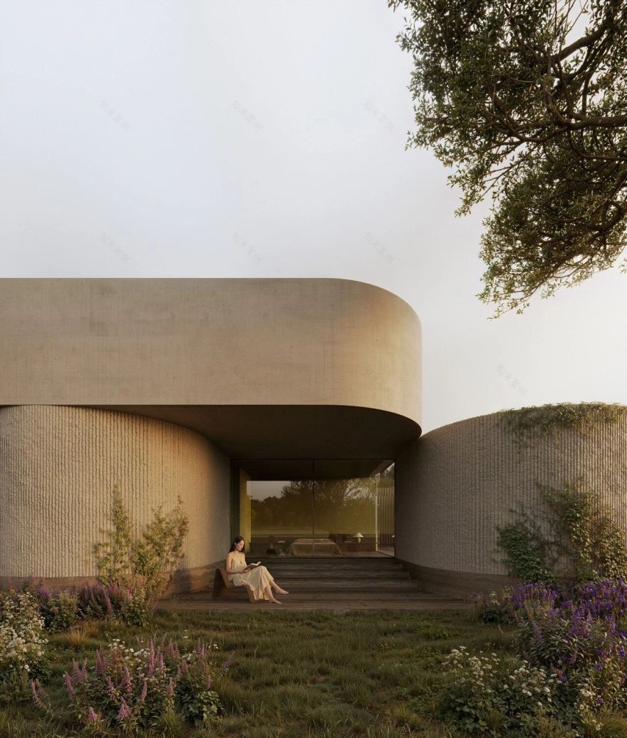 玛塔工作室圆形住宅丨西班牙-9