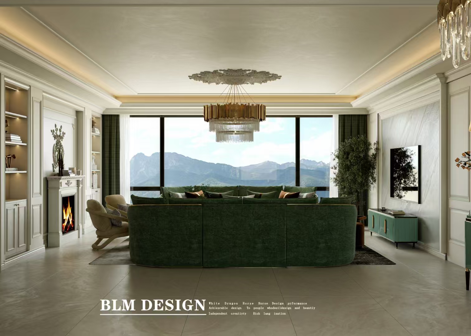 法式  白龙马效果图设计制作-11