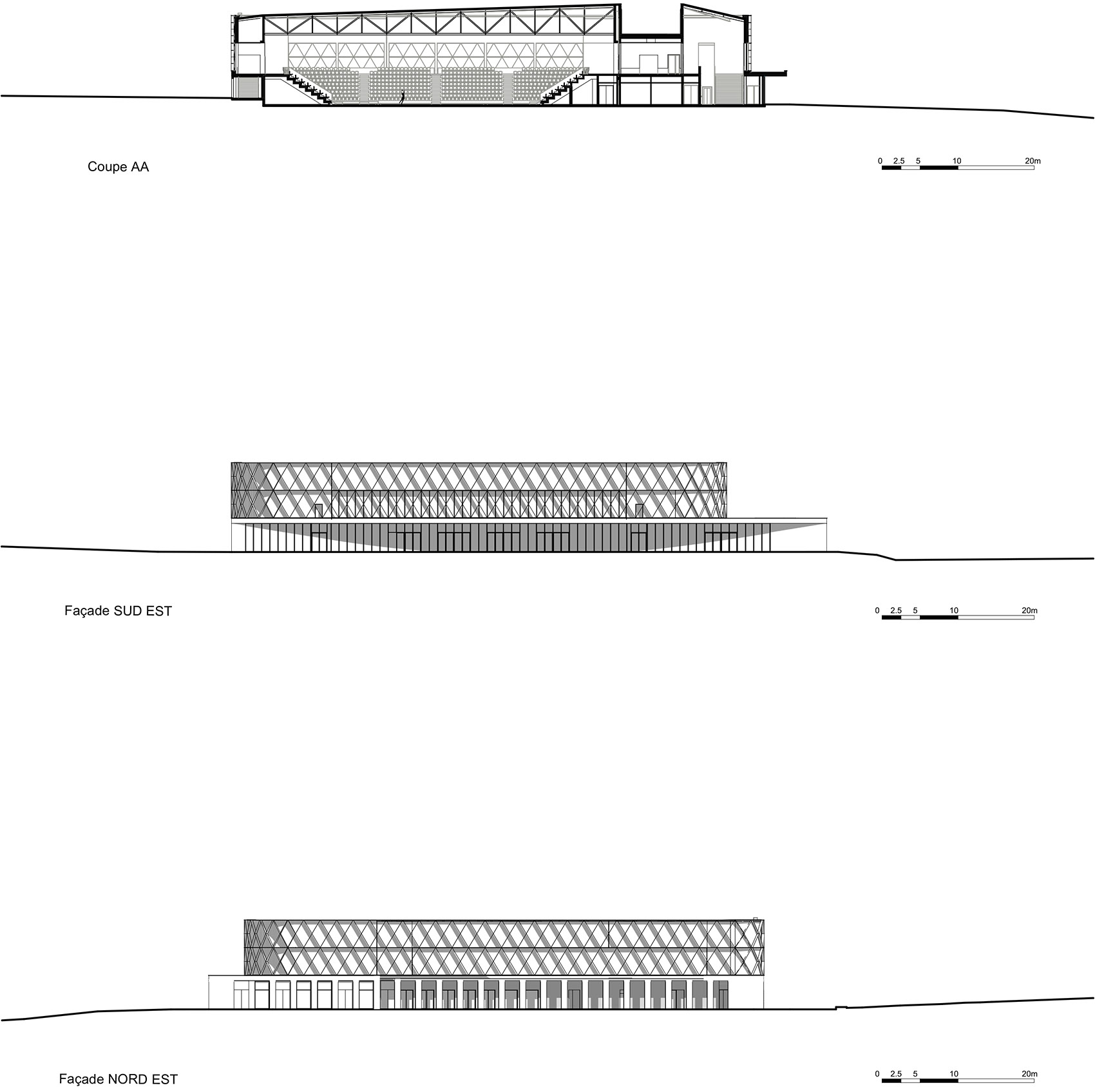 贝济耶体育馆，法国 / Panorama Architecture-28