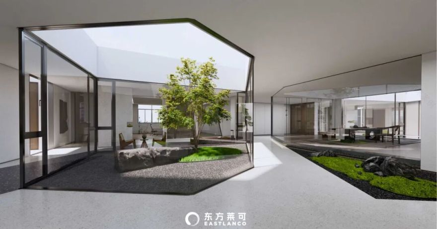 莱可|包装企业总部:边界切割与办公自然交响-22