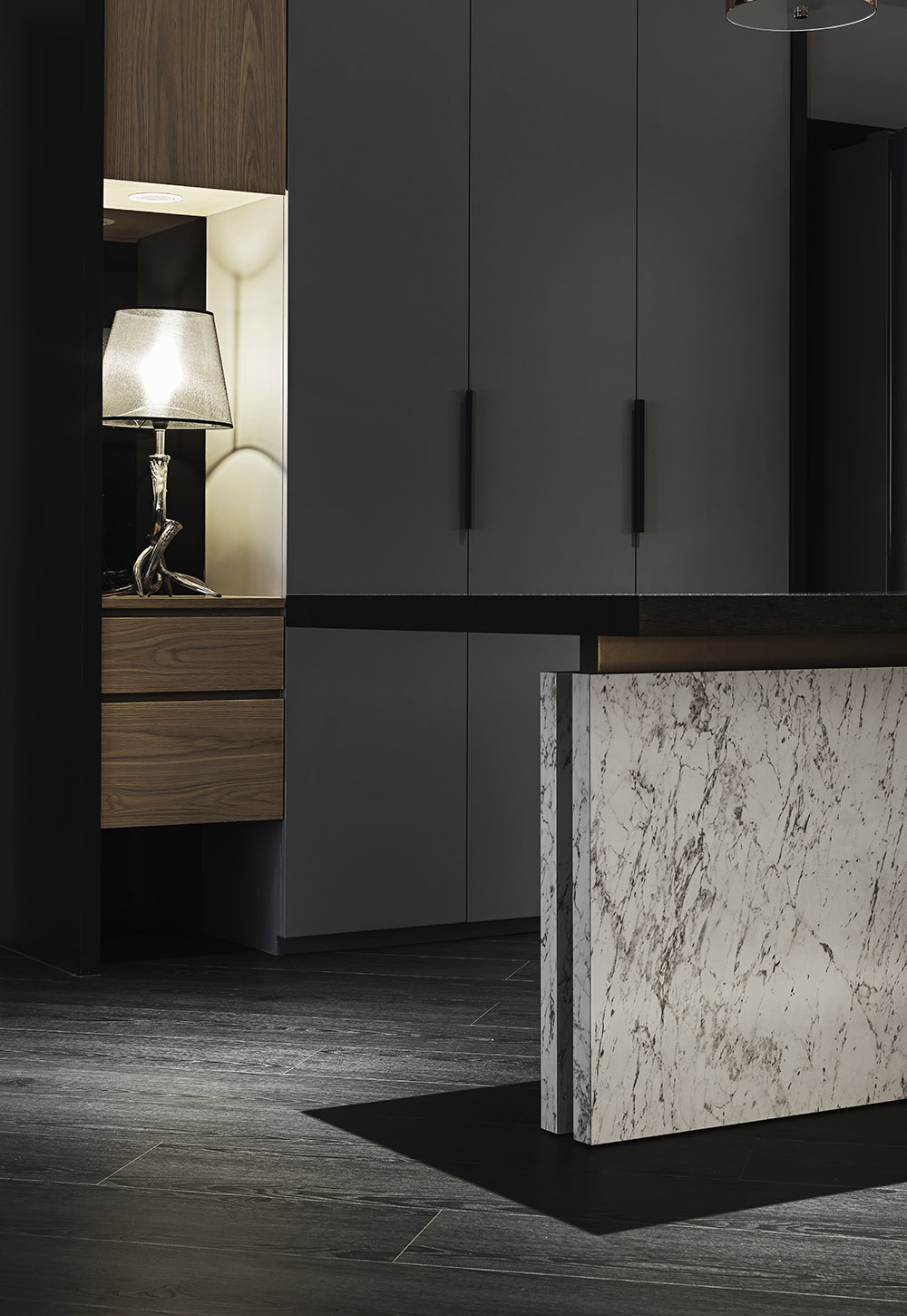 台湾 90㎡墨艺藏金住宅丨中国台湾-18