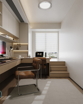 克制的线条,温柔的质感 现代私宅全案设计