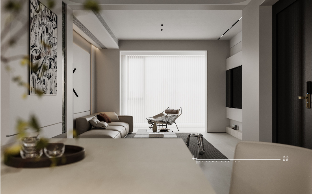 中央原墅·简臻内敛,向心以往丨水木设计-27