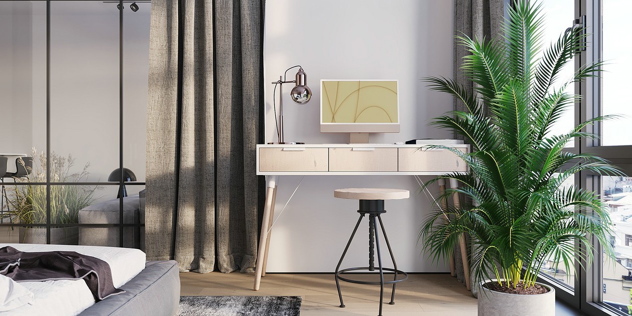 65㎡公寓设计 打造空间的纯粹与自由-5