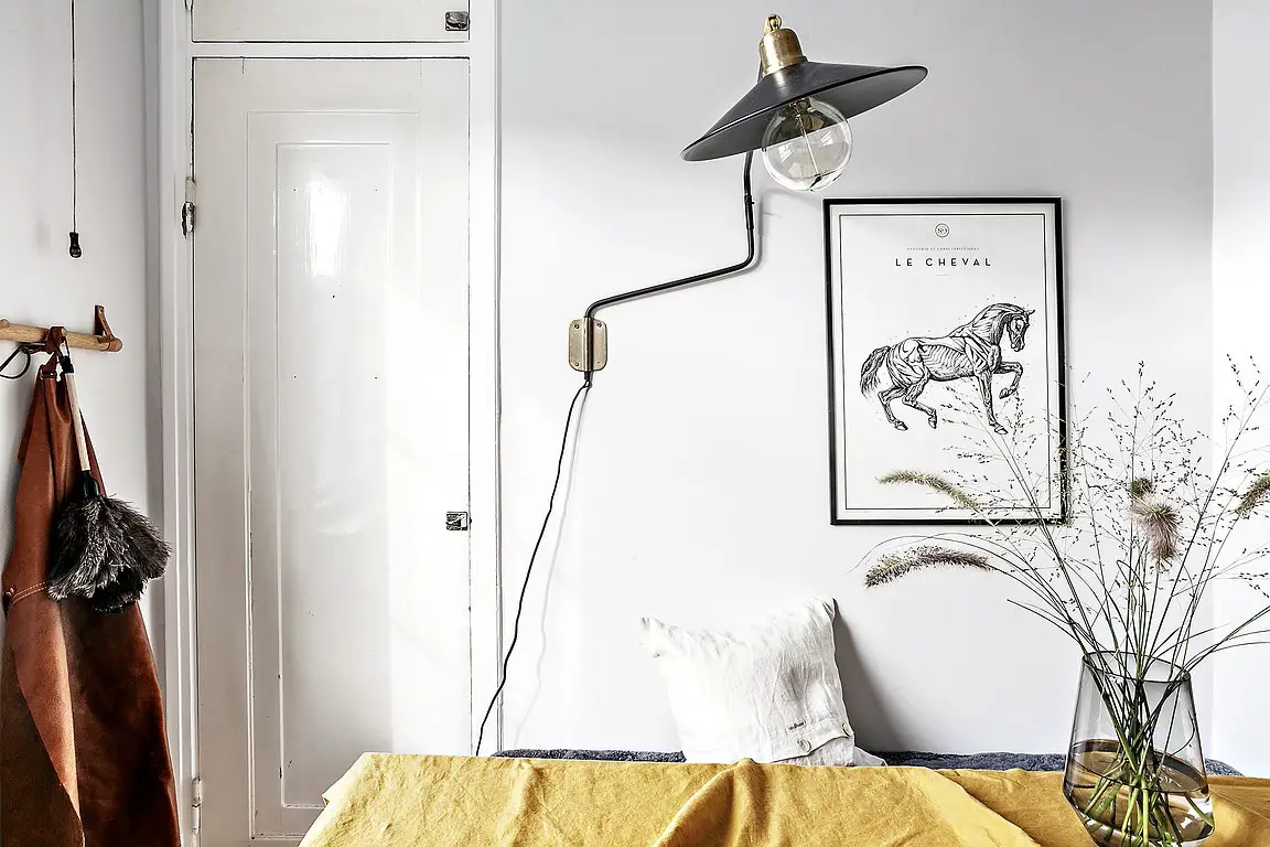 瑞典公寓巧妙改造，阁楼卧室温馨舒适-13