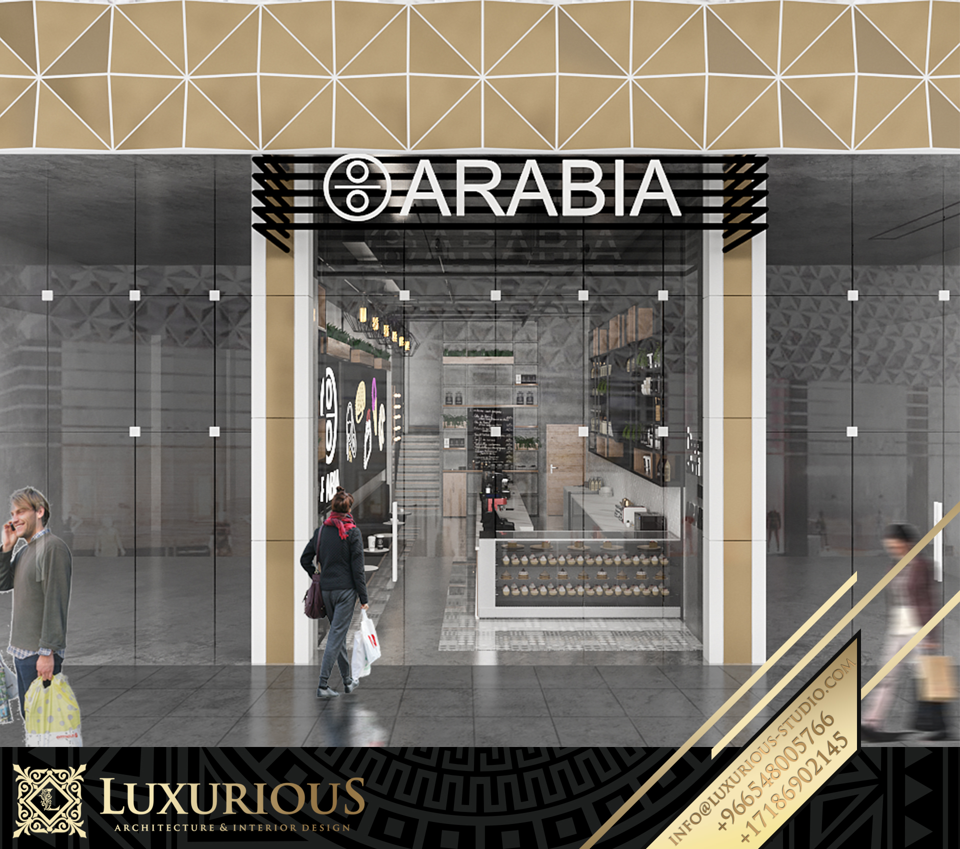 ARABIA CAFE - SAUDI ARABIA | تصميم كوفي شوب ارابيا-0