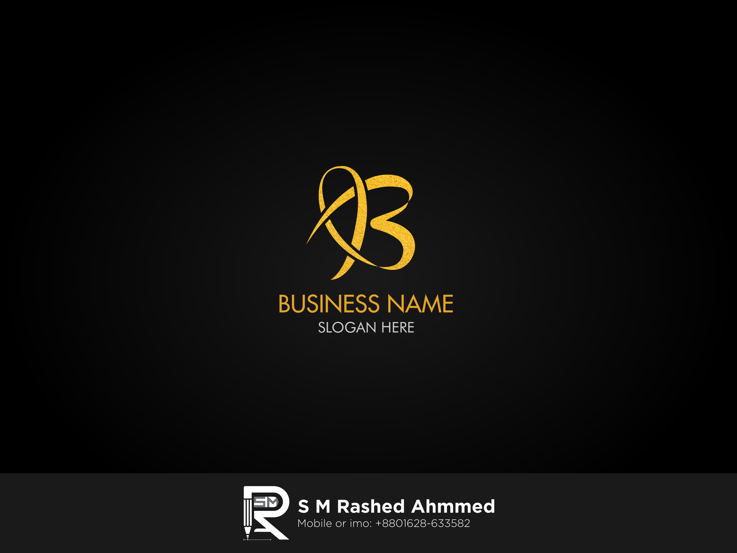 AZ 字母独特标志设计-2