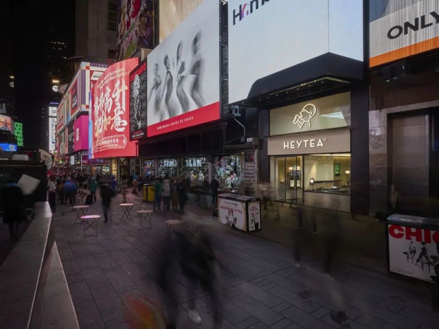 HEYTEA(喜茶)时代广场TAELAB店海外店铺空间设计丨美国纽约-3