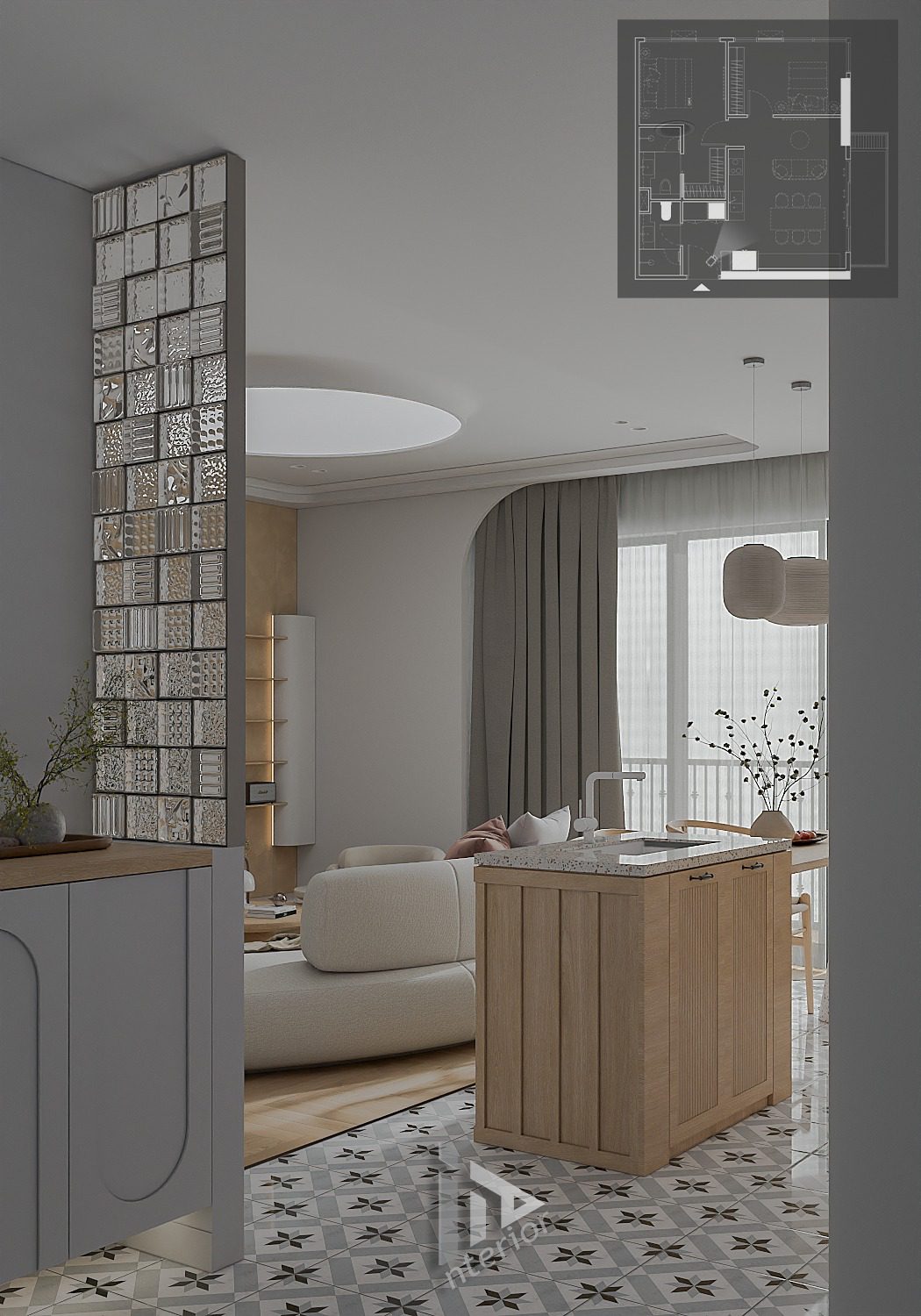 Sketchup公寓室内模型丨Trung Thinh-5