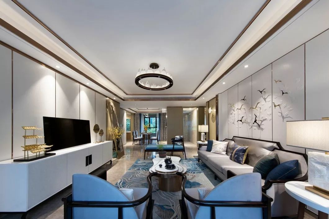 常德壹号府·新中式风格样板房设计丨中国常德丨伊派软装设计-0