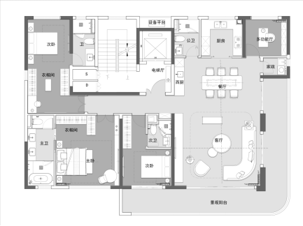 商洛·鸿瑞·望江壹号丨中国商洛丨AAD长厦安基-124