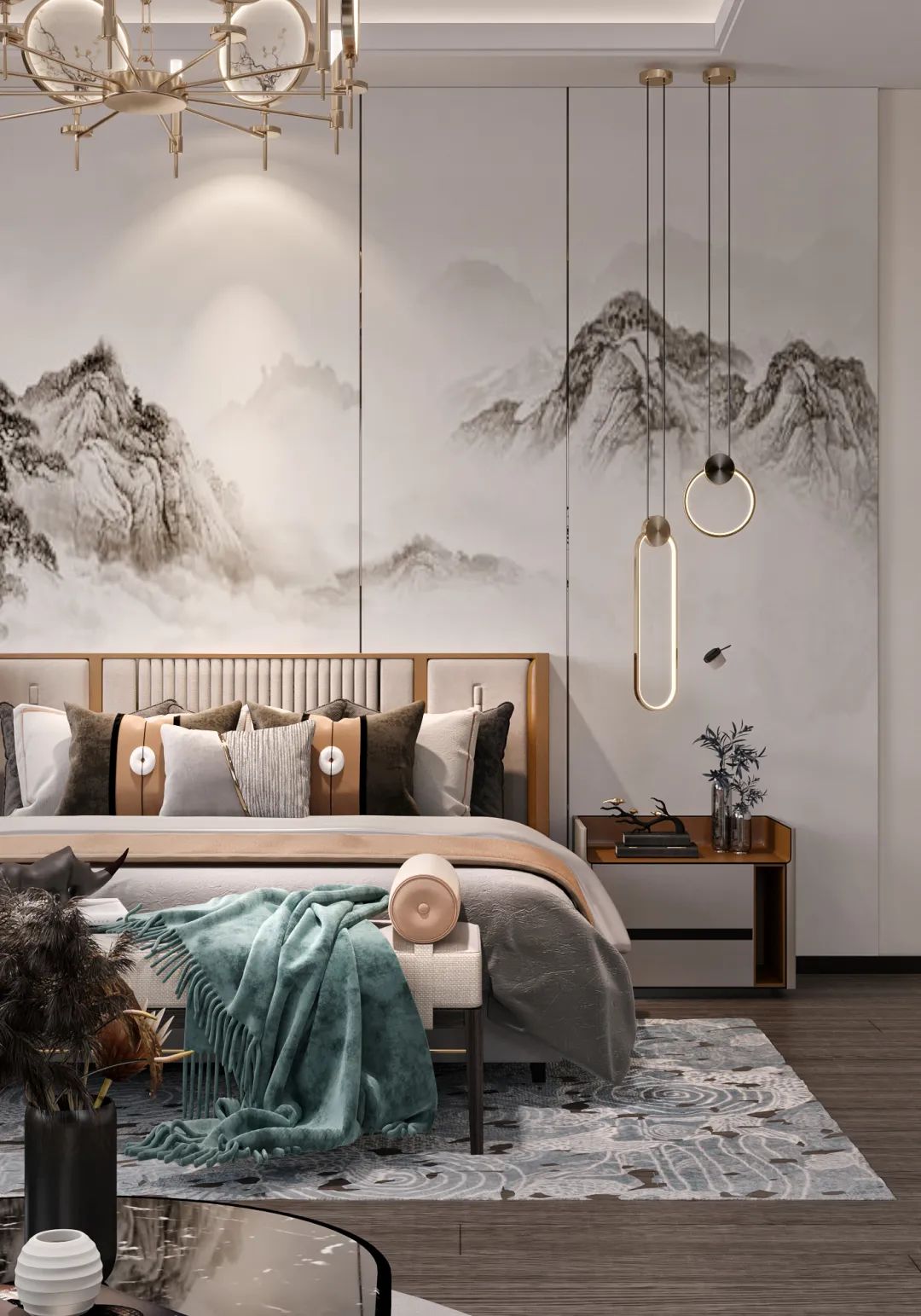 金科·九曲河新中式联排别墅丨彭华设计团队-43