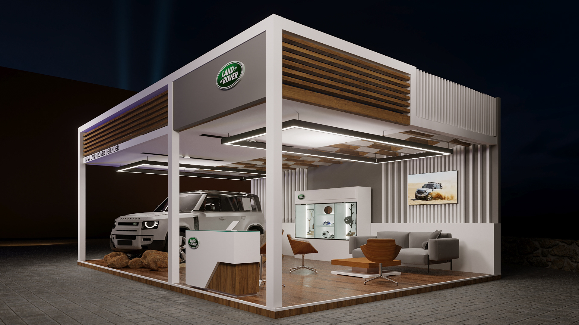 捷豹路虎新款路虎卫士丨埃及丨Event House Egypt-5