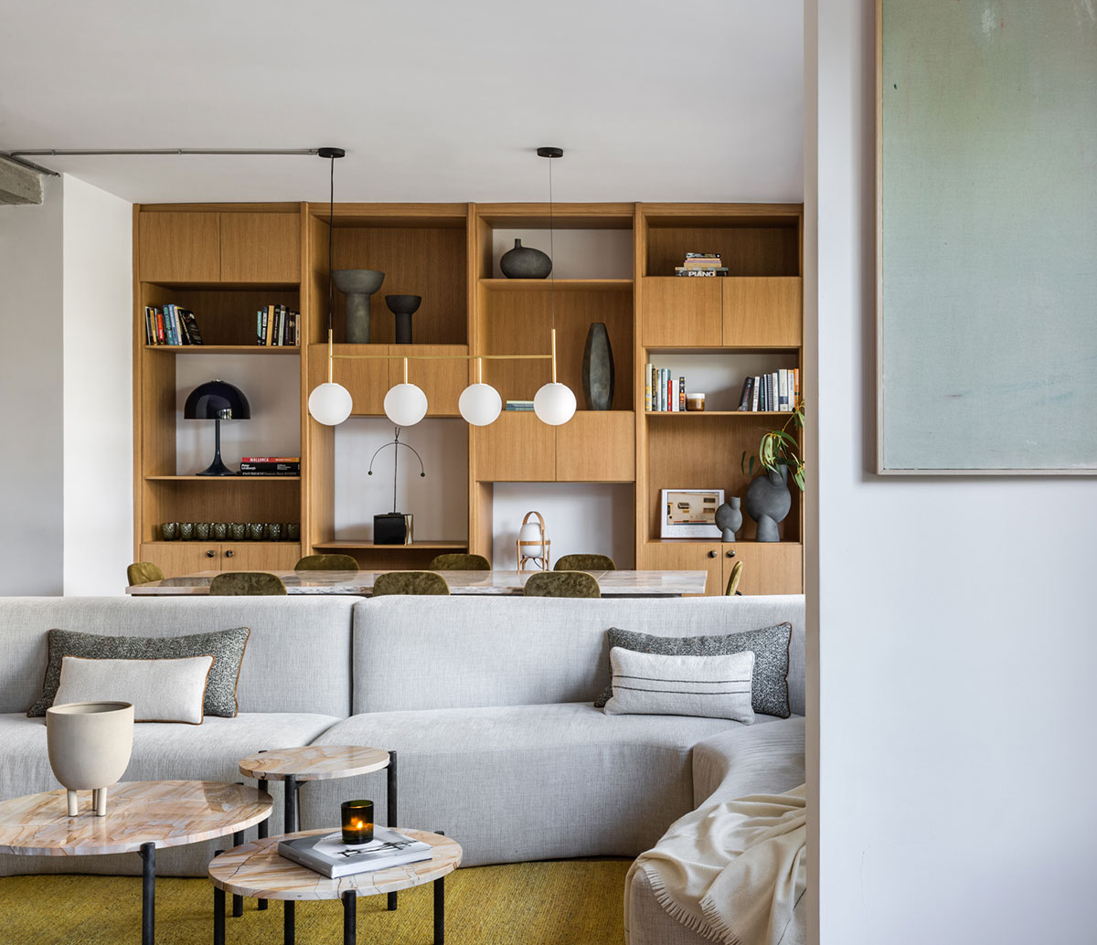 马德里中心工业风公寓设计-1