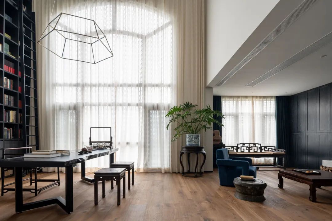 恒大·御景半岛中古混搭风住宅设计丨中国重庆丨SV.D舍唯空间美学-7