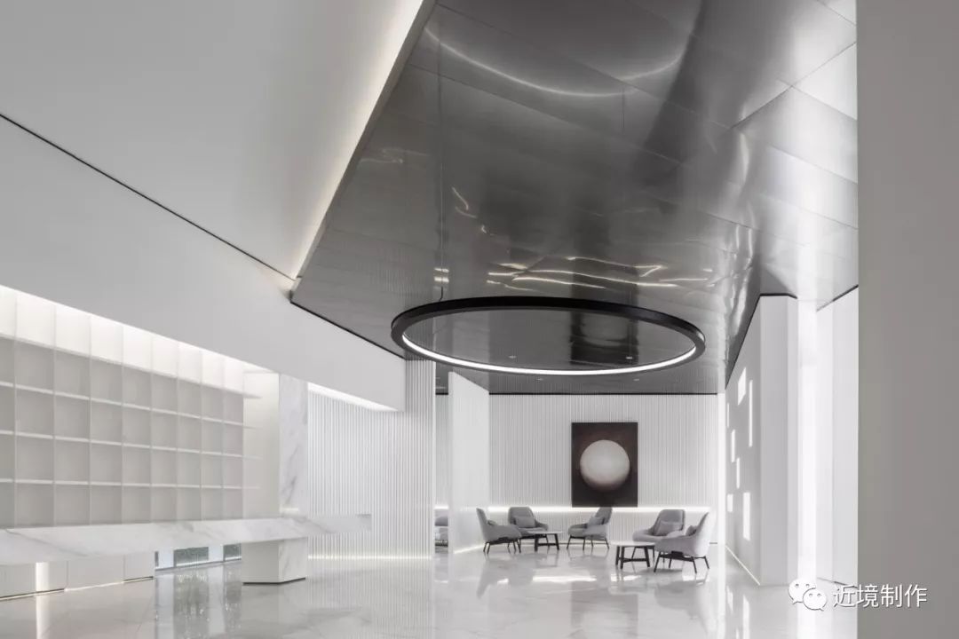 绿城凤起玉鸣城市展厅——白色丛林中的光影艺术-19