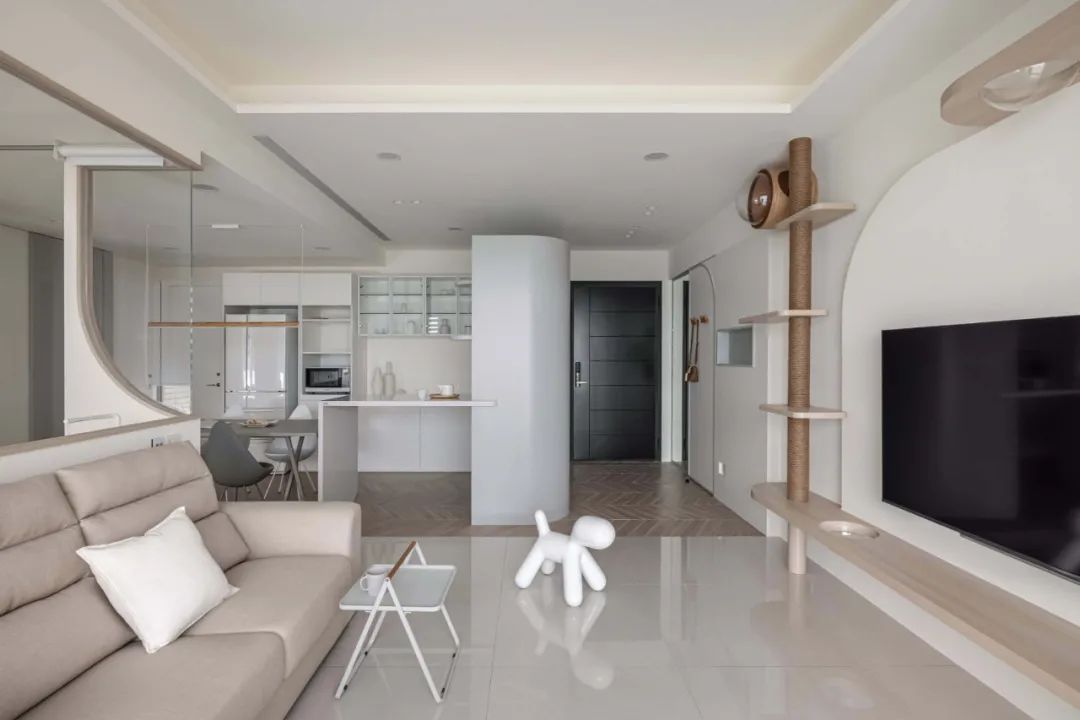 120㎡猫奴的家，温润自由的开心乐园！-15